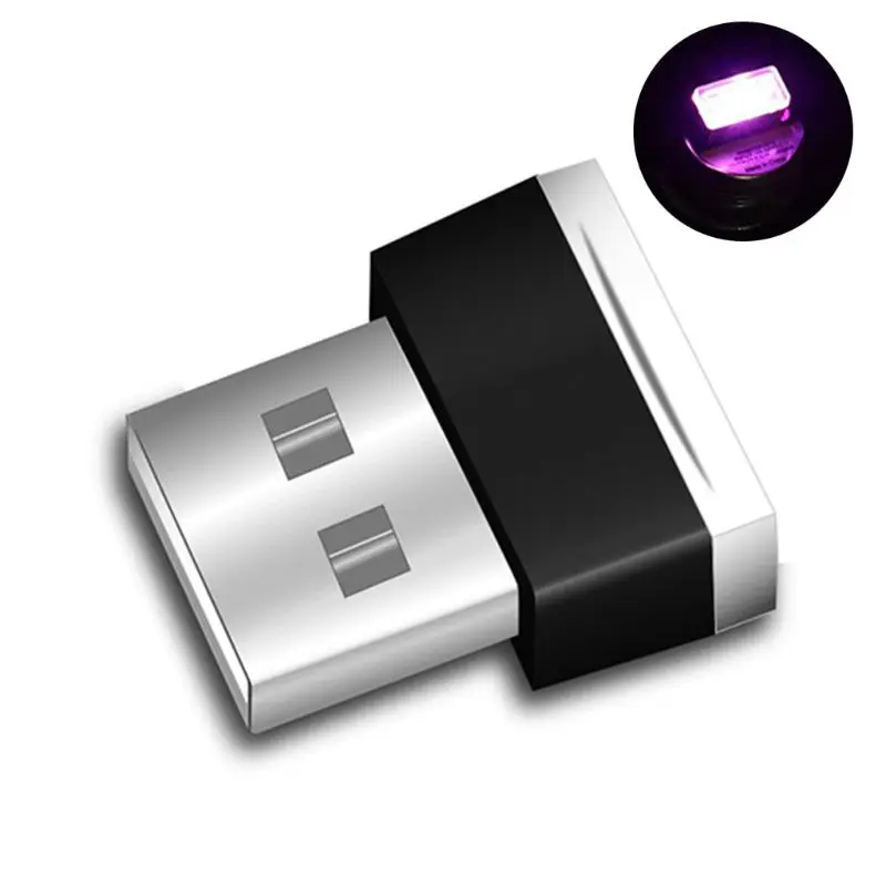QM Mini USB Light светодиодное моделирование автомобиля окружающий свет неоновый