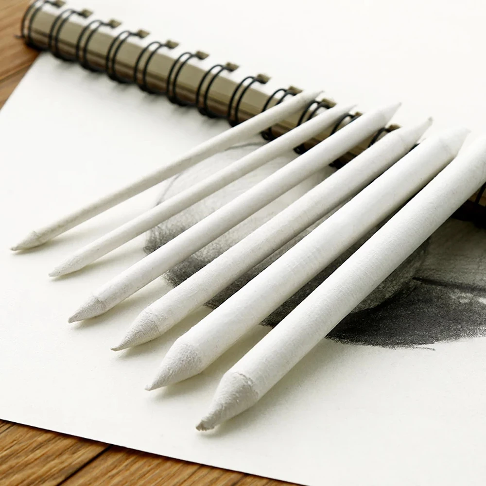 

Школьный материал, рисовая бумага Tortillon с двойной головкой, палочка для растушевки, карандаш для набросков, палочка для растушевки, белая ручка для рисования
