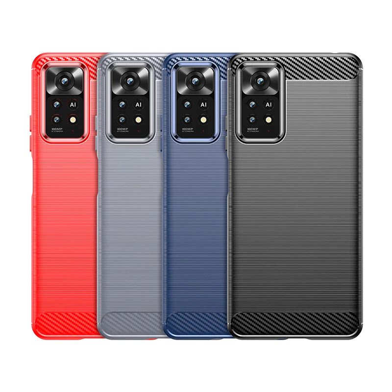 For Global Version Xiaomi Redmi Note 11 Pro Case Redmi Note 11 Pro Cover Shockproof Soft Silicone Bumper For Redmi Note 11 Pro