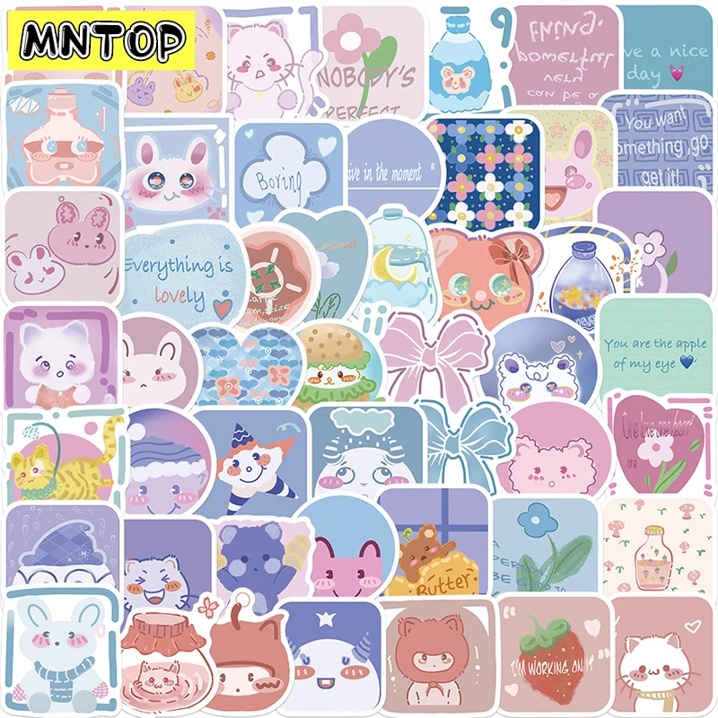 

10/30/50Pcs/set Ins Style Cartoon Vsco Cute Kawaii Graffiti Stickers For Skateboards Laptop Luggage Diy Kids Phone case Toys