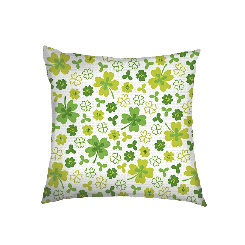 Женская льняная наволочка в стиле День Святого Патрика