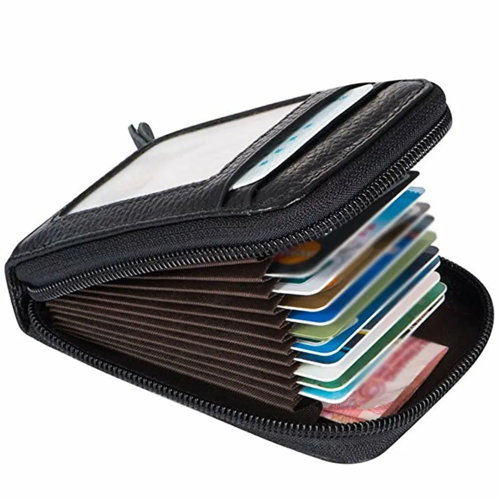 

Travel Trip Bank Card Organizer Wallet Passport ID Card Holder Ticket Credit Card Bag Case Zipper