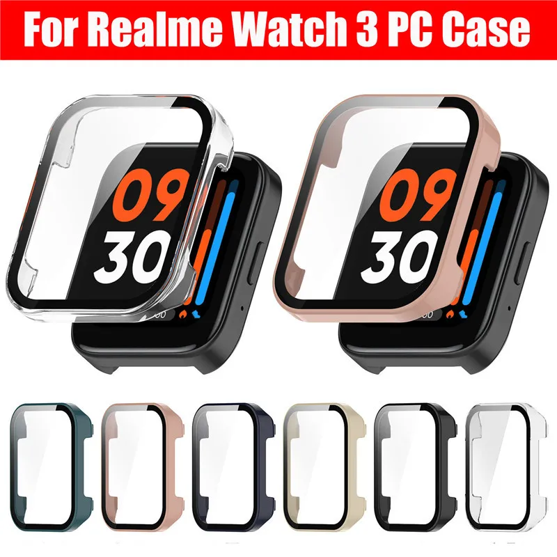 

Защитный чехол из поликарбоната для Realme Watch 3 2 Pro, защитная пленка на весь экран для Realme Watch3 Watch2 Pro, защитный чехол