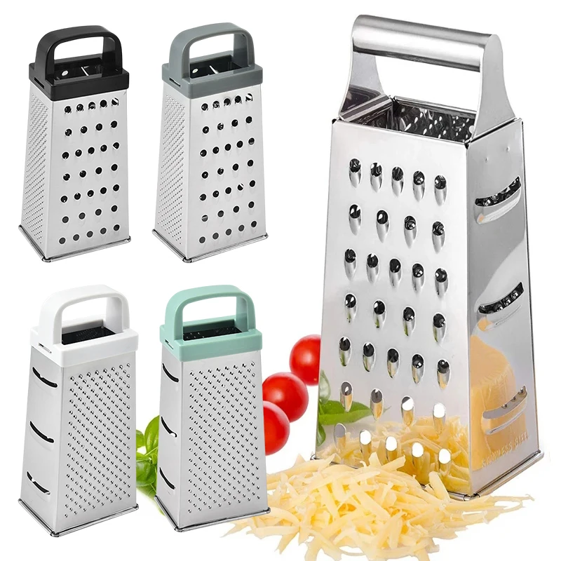 

4 Sides Stainless Steel Multifunctional Slicer Planer Vegetable Fruit Potato Peeler Grater Cutter Shredder Grinder Kitchen Tool