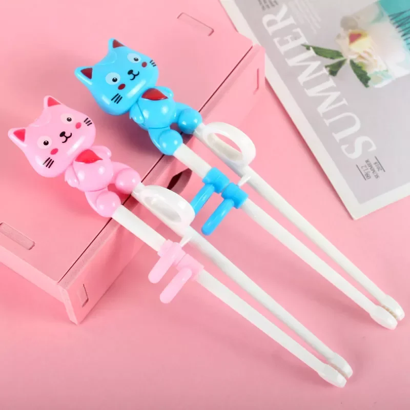 

2023NEW Animal Head Chopsticks 1 Pair Children Eating Training Chopsticks Learn Chopsticks Correct Usage Baby Practice Chopstick