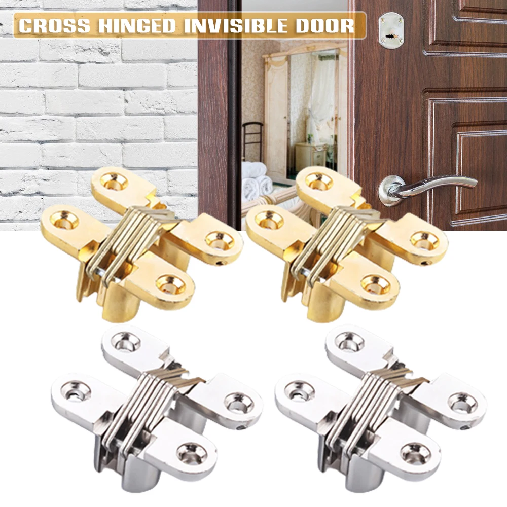 

Concealed Cross Hinge Hidden Hinges Invisible Concealed Barrel Cross Door Hinge Bearing Wooden Box For Folding Window Furniture