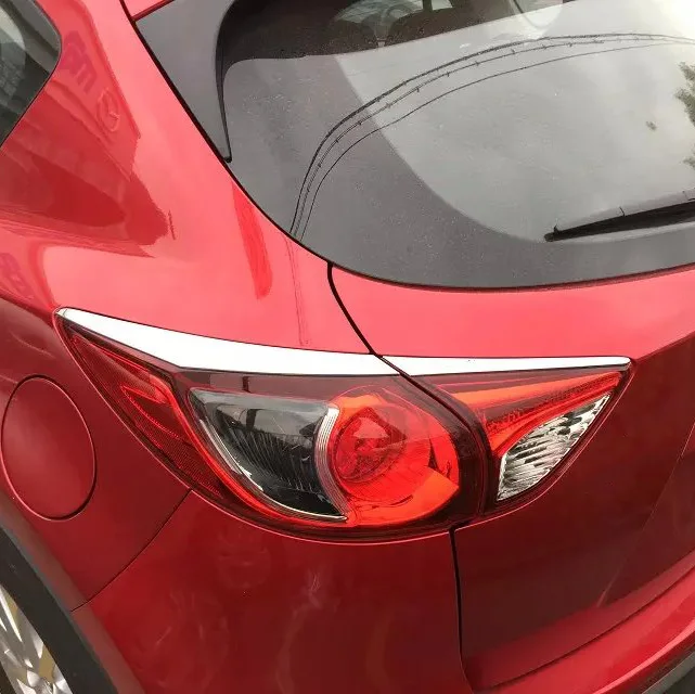 

Для Mazda CX-5 CX5 2012-2016 хромированные накладки заднего фонаря, полоски заднего фонаря, аксессуары