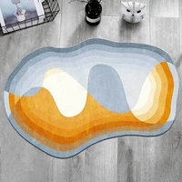 ins style special shaped irregular carpet living room coffee table blanket oval light luxury bedroom home full carpet mat