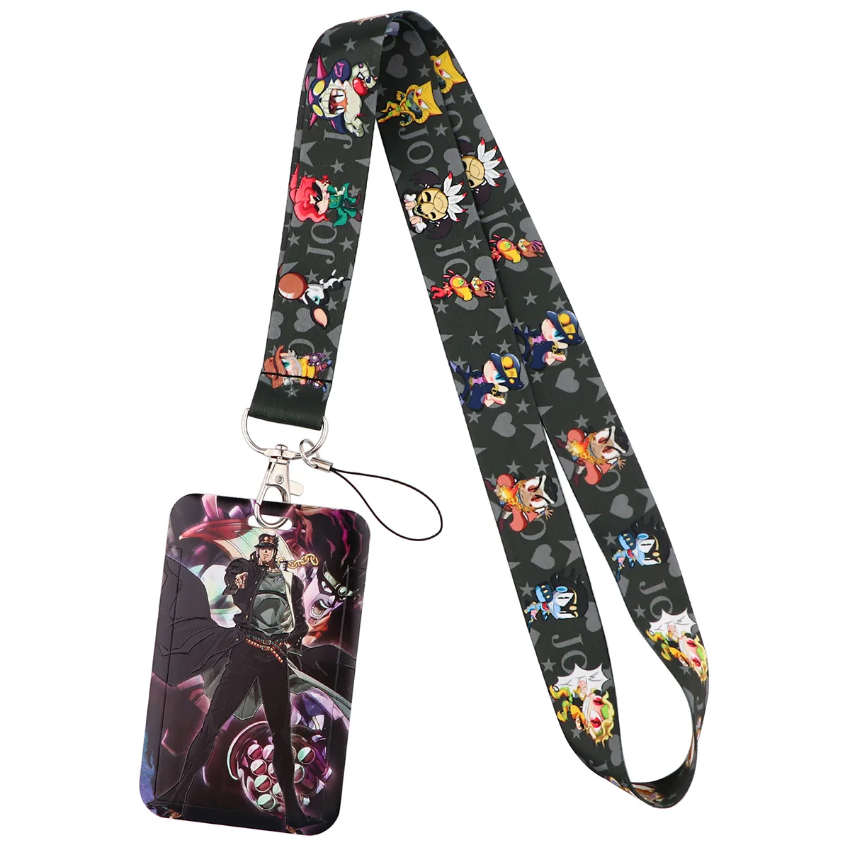 

Anime Key Lanyard Badge Holder ID Credit Card Pass Hang Rope Lariat Mobile Phone Charm Key Ring Key Holder Jewelry Gifts