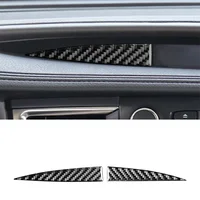 Central Control Small Display Cover Trim Sticker Decal for Toyota Highlander 2015 2016 2017 2018 Car Accessories Carbon Fiber