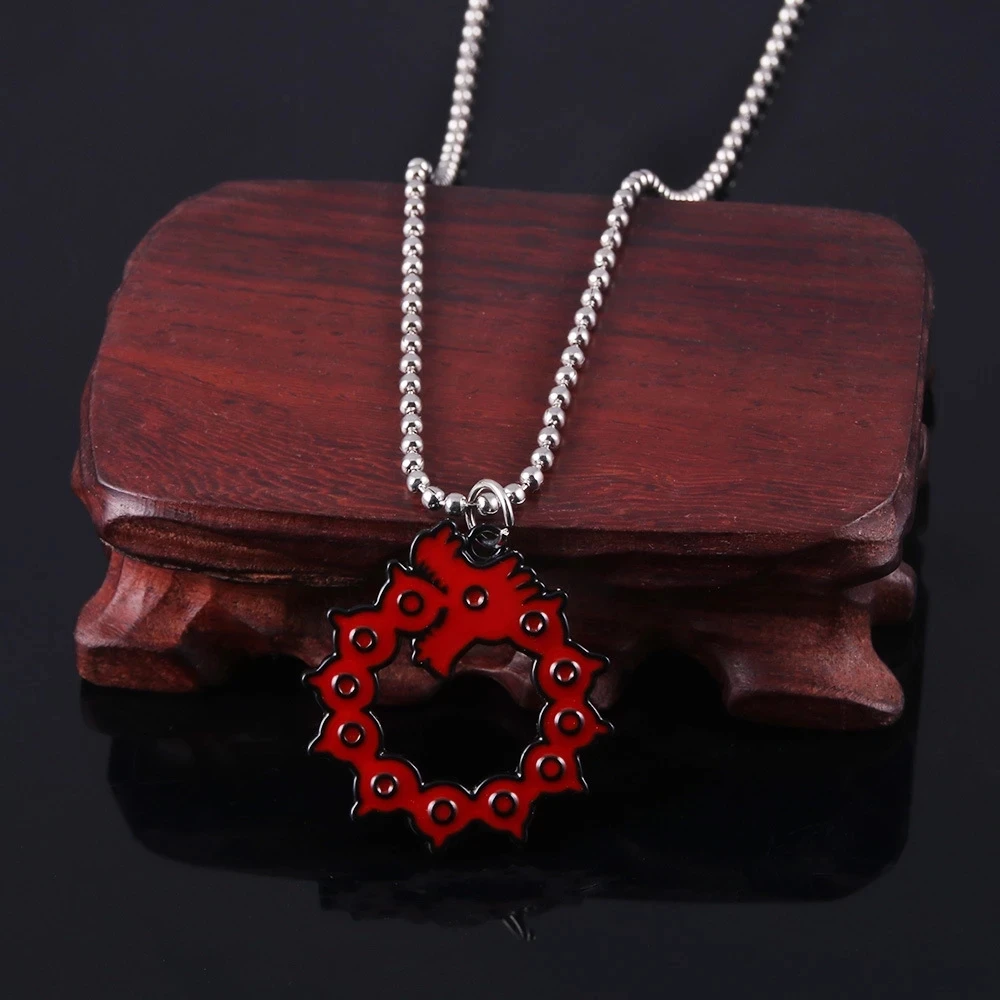 

Anime The Seven Deadly Sins Meliodas Necklace Nanatsu no Taizai Metal Pendant Cosplay Necklace For Women Men Jewelry Accessories