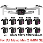 Для DJI Mavic Mini 2 MINI SE фильтр объектива камеры MCUV ND4 ND8 ND16 ND32 CPL NDPL набор фильтров Mavic аксессуары для мини-дрона
