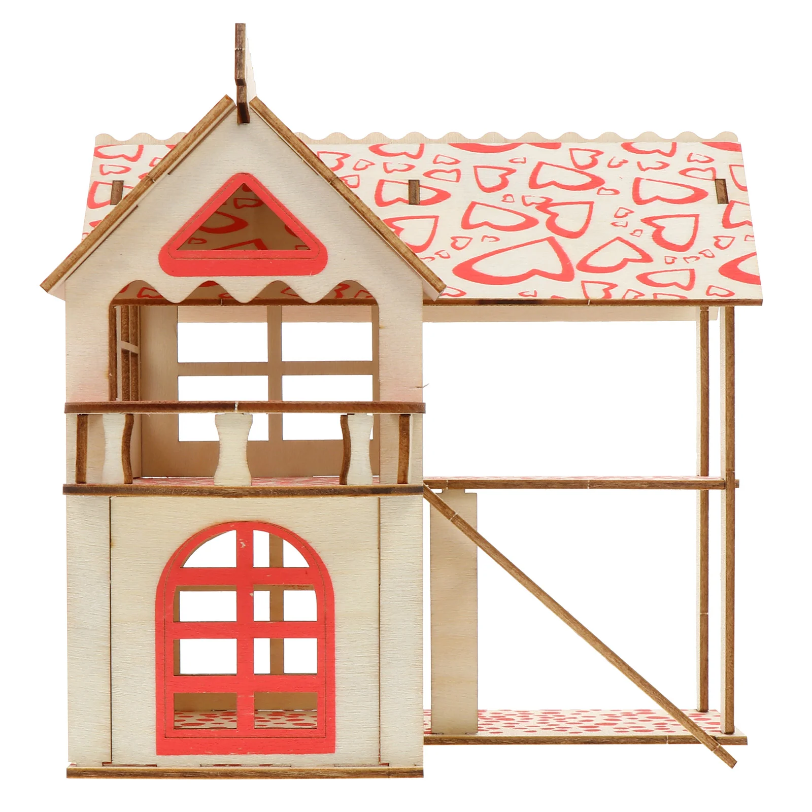 

Hamster House Wooden Hideout Toys Cage Houses Accessories Hideouts Rabbit Castle Wood Toy Villa Dwarf Pet Animal Hut Bunny