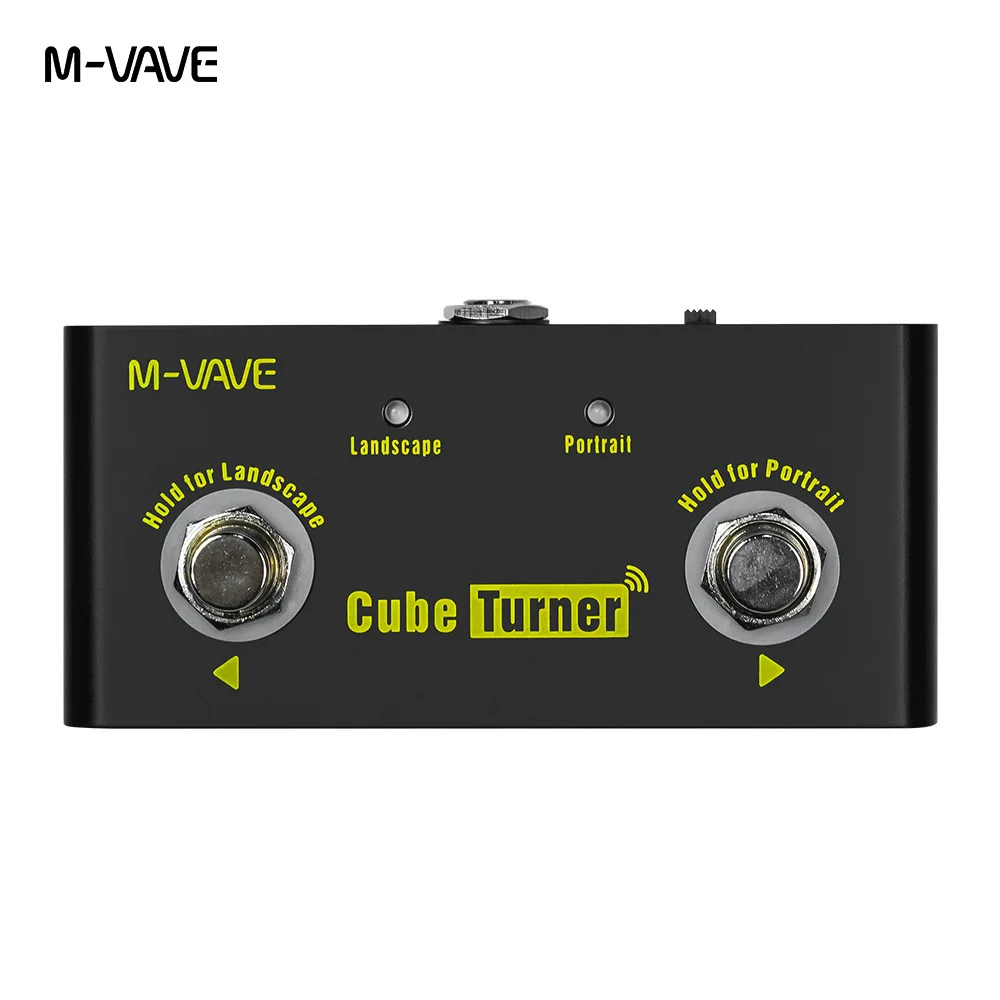 M-VAVE CUVAVE Cube Turner Беспроводная педаль PageTurner для музыкальных ноутбуков гитар