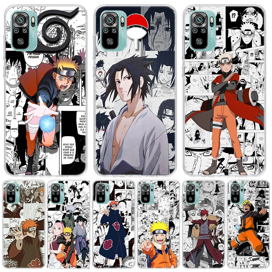 

Naruto Pain Kakashi For Xiaomi Redmi Note 10S 10 11S 11 9S 9 8T 8 Pro Phone Case 11T 5G 11E 9T 7 6 5 5A 4X Fundas Cover Coque Xi