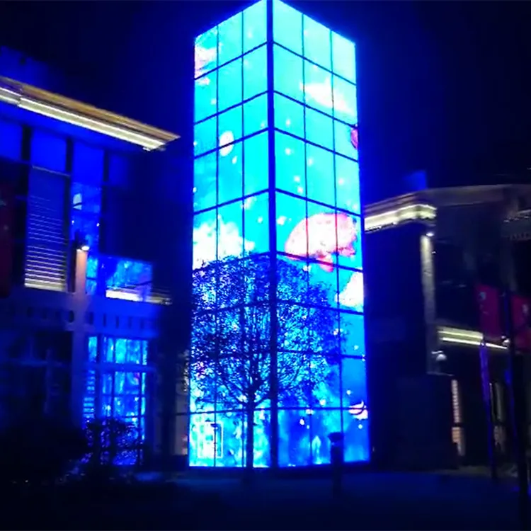 Фото Прозрачный LED-экран для витрин P3.91: Медиафасад Yipled HD для розничной торговли №4