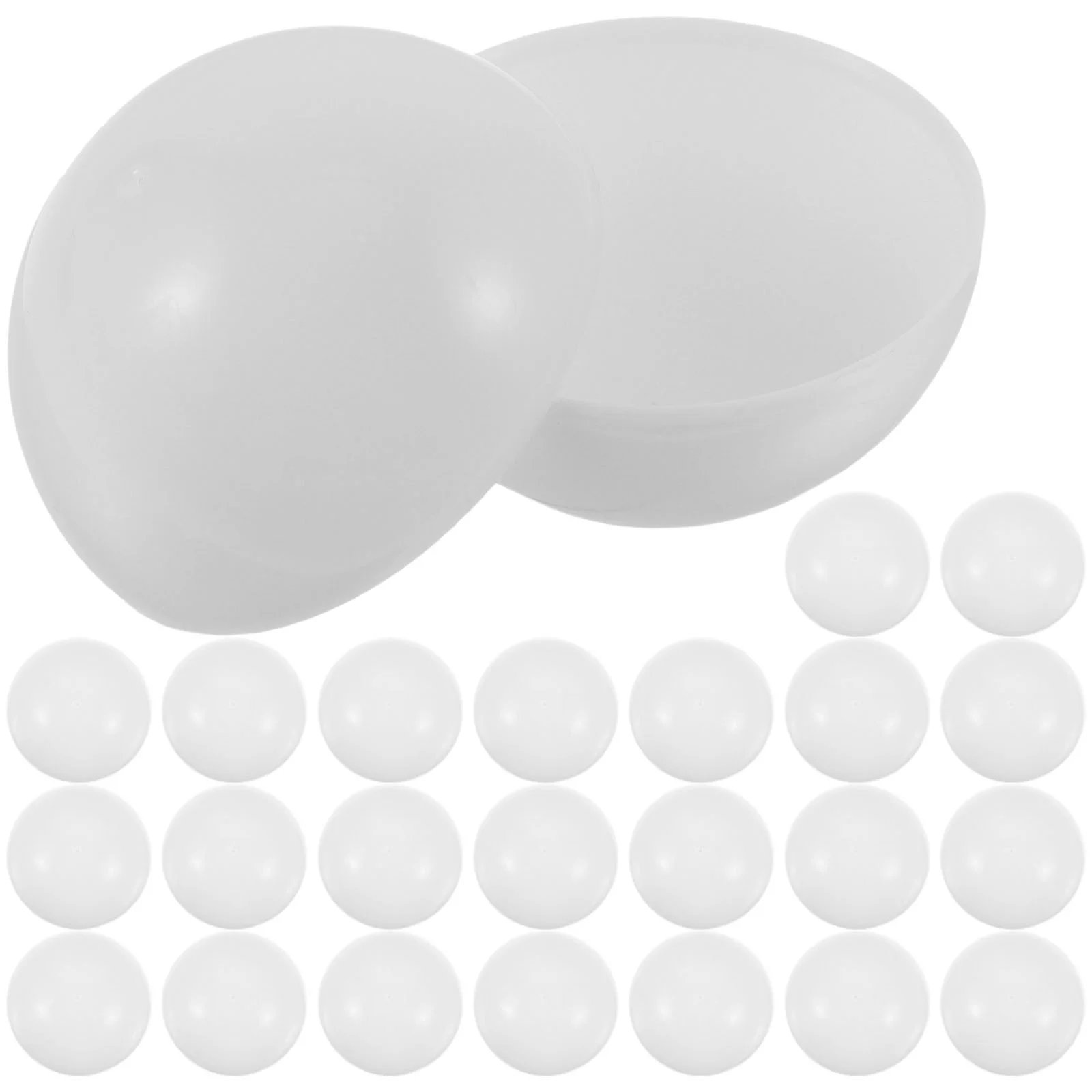 

Lottery Ball Activity Party Balls Plastic White Funny Props Home Raffle Sphere Game