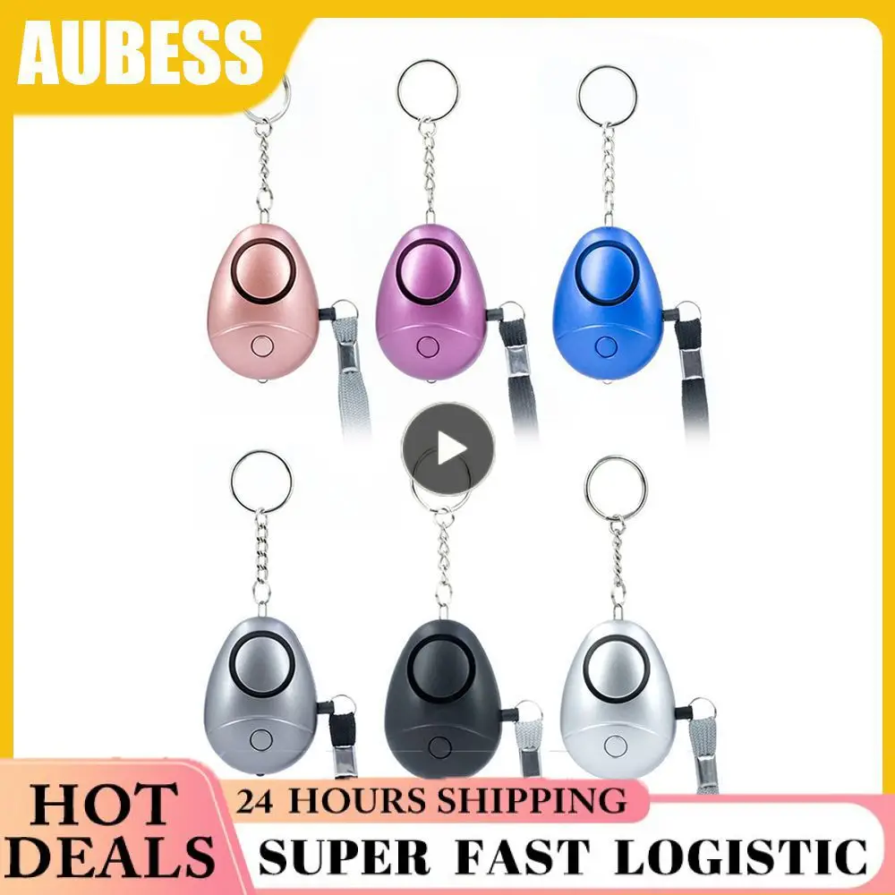 

Working Voltage 4.5-6(v) Keychain Alarm Easy To Carry Small Shape Self-defense Supplies Beautiful Less Loss Portable Alarm