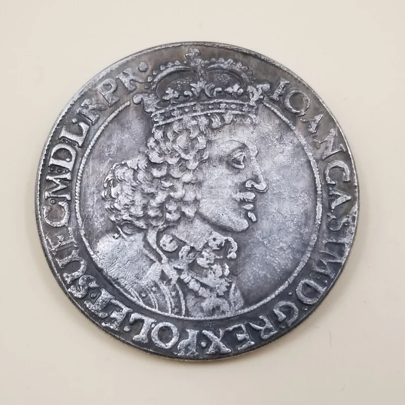 

Польша 1649 Посеребренная латунная памятная Коллекционная монета подарок удачная монета