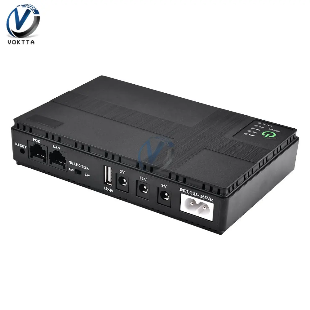 Резервный аккумулятор постоянного тока 10400 мАч 5 В 9 12 2 А 15 24 1 выход источника