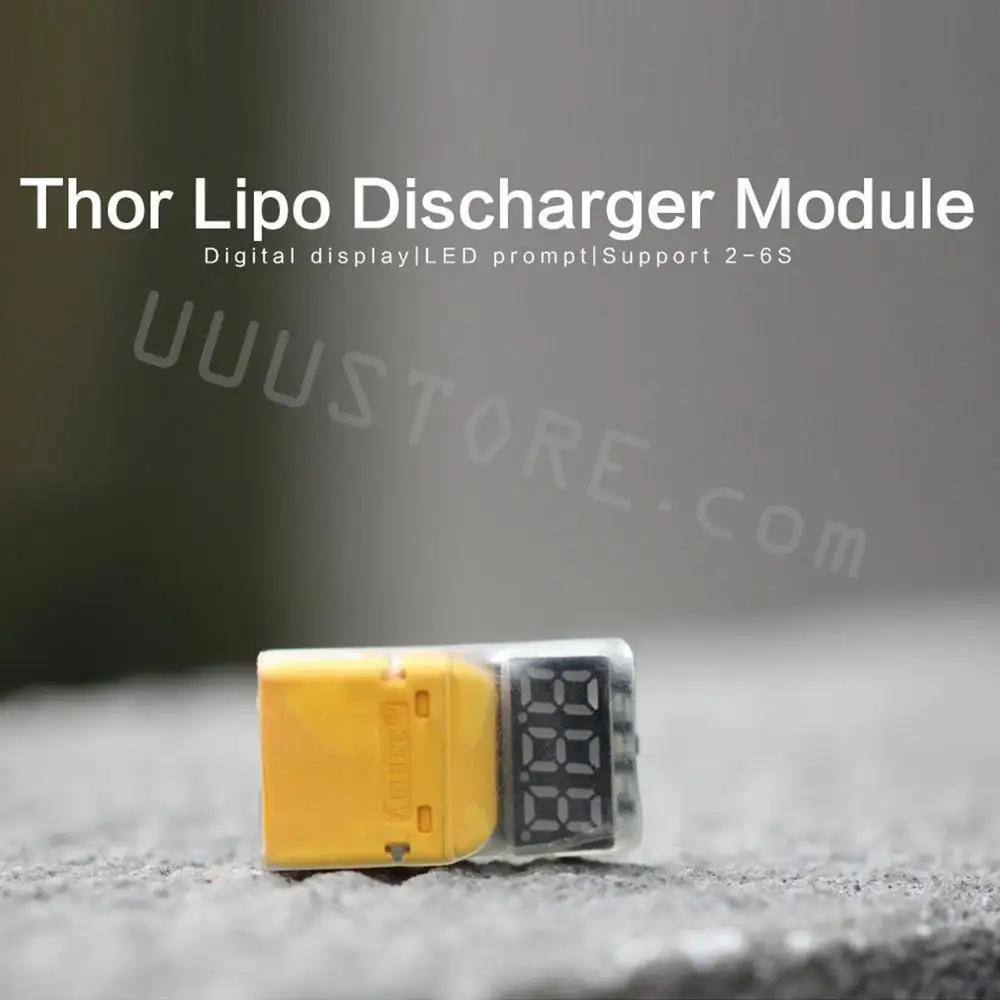 

Разрядник литий-полимерного аккумулятора HGLRC Thor, 30, 2-6S, цифровой дисплей LED XT60 для радиоуправляемых летательных аппаратов, вертолетов, FPV гон...