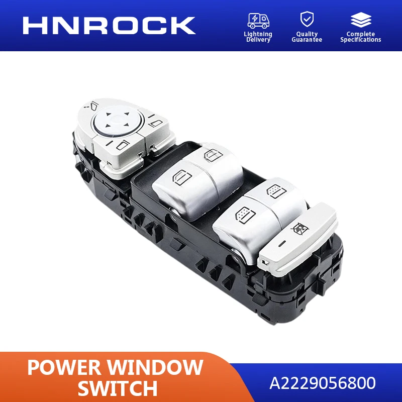 Фото НОВЫЙ HNROCK A2229056800 подходит для переключателя подъема стекла Mercedes-Benz S-Class, высокое качество, 1 шт. №1