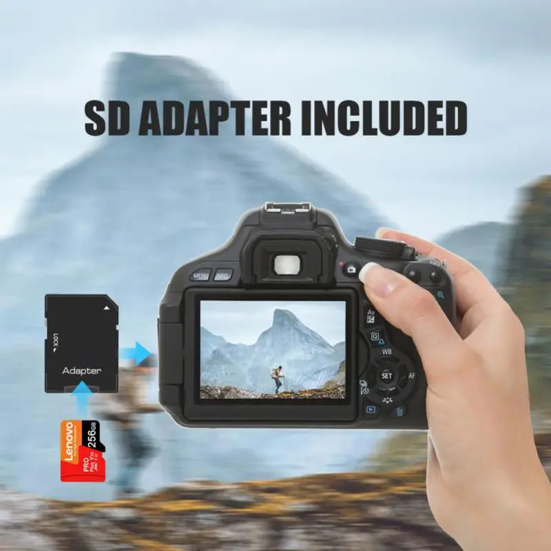 Карта памяти Lenovo 16 ГБ-1 ТБ SD Высокоскоростная мини-TF SD-карта класса 10 SD/TF Флэш-карта