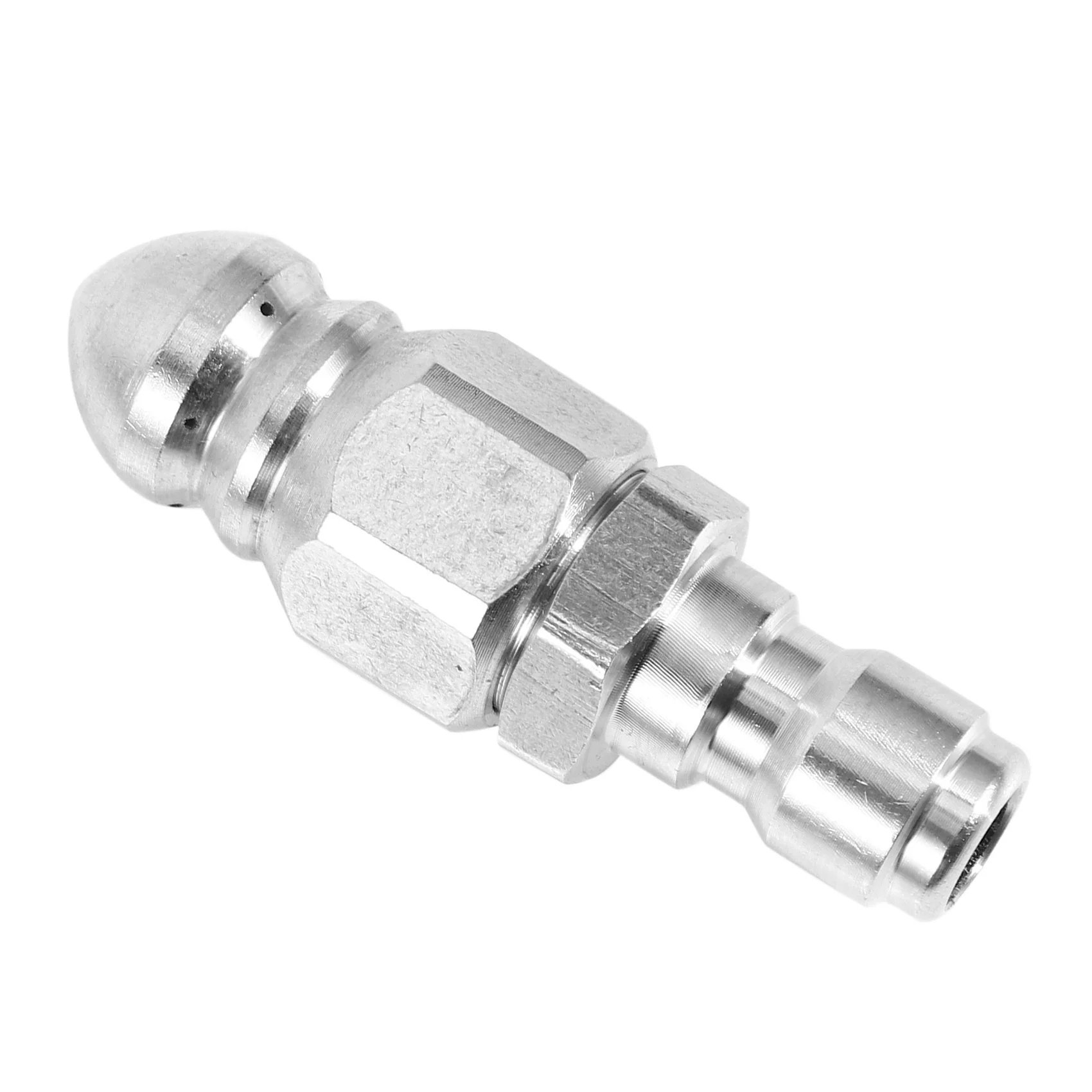 

1/4 Inch 5000 Sewer Jetter Nozzle Pressure Drain Jetter Hose Nozzle for 1/4 Pressure Washer Quick