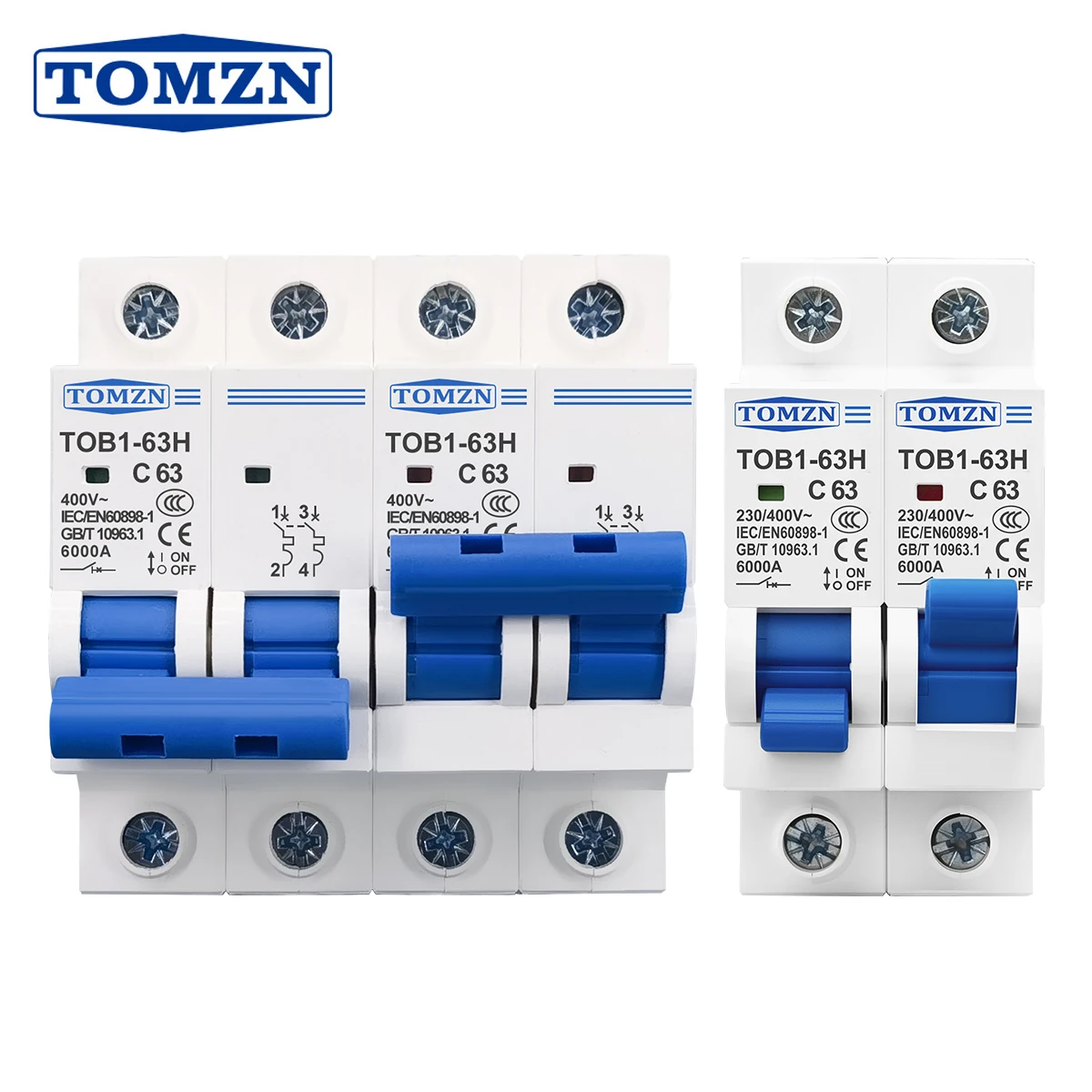 Ручной переключатель TOMZN DZ47 MTS 230В 1-63A