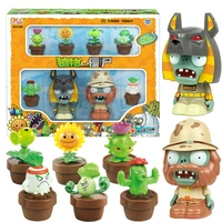 plants vs zombies toy press car explorer zombie suit doll simple childrens hand made decoration toys