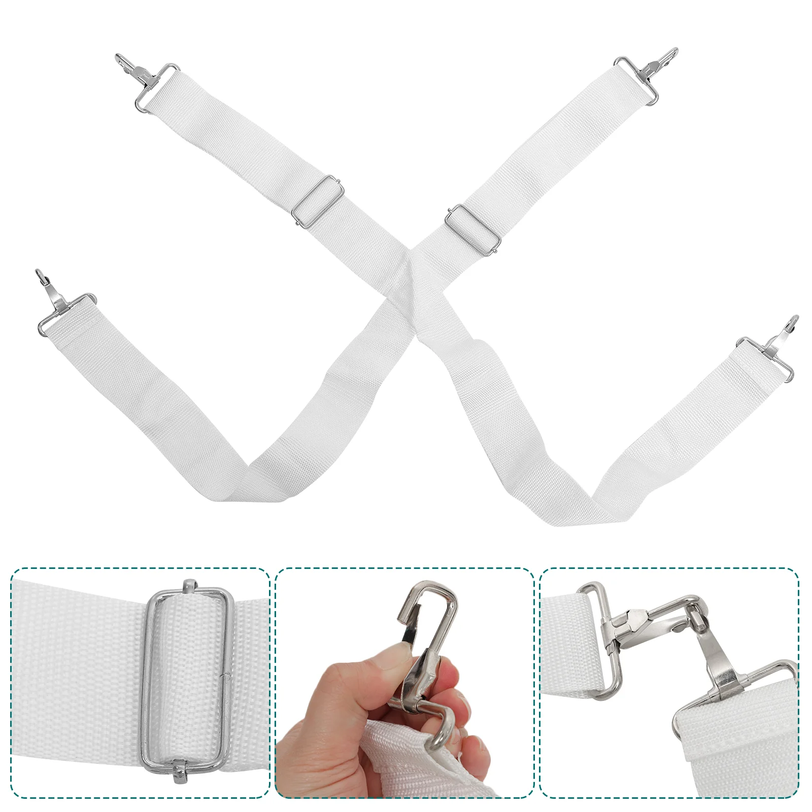 

Ремень для барабана, регулируемые перекрестные ремни, нейлоновый ремень для басов и плеч с двойной шеей, музыкальный инструмент