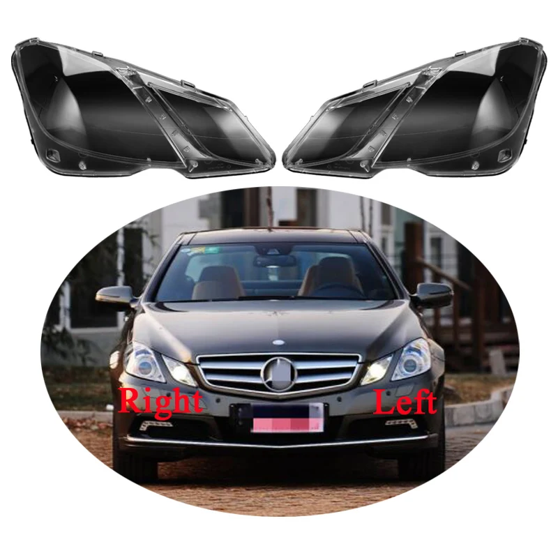 

Car Headlight Use For Mercedes-Benz E-class Coupe W207 2009-2012 E200 E260 Coupe C207 Headlamp Lampshade Glass Lens Shell Caps