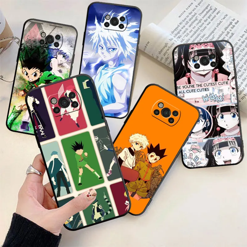 

Phone Case For Samsung Galaxy S23 S10 S10e S20 FE S9 S7 Edge S22 Ultra 5G S8 S21 Plus Hunter X Hunter Anime TPU Cover