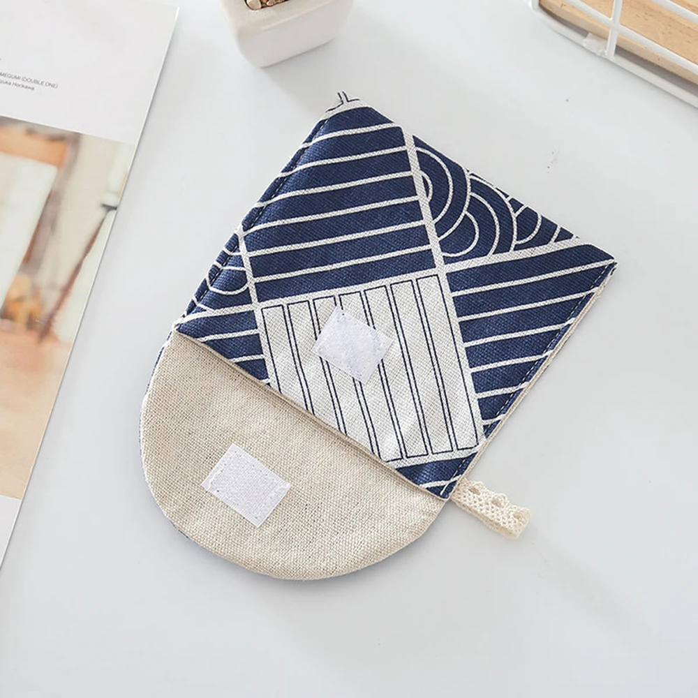 Прозрачная Многоцветная Сумка Для Хранения Хлопкового Льна Косметичка