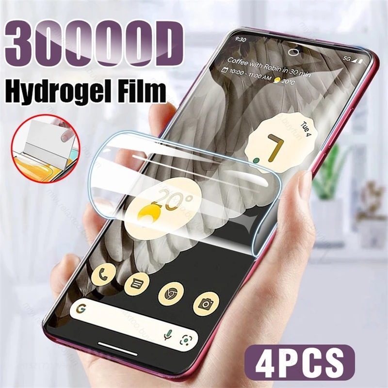 

Мягкая Гидрогелевая пленка для Google Pixel 7 Pro, 6,7 D, 4 шт.