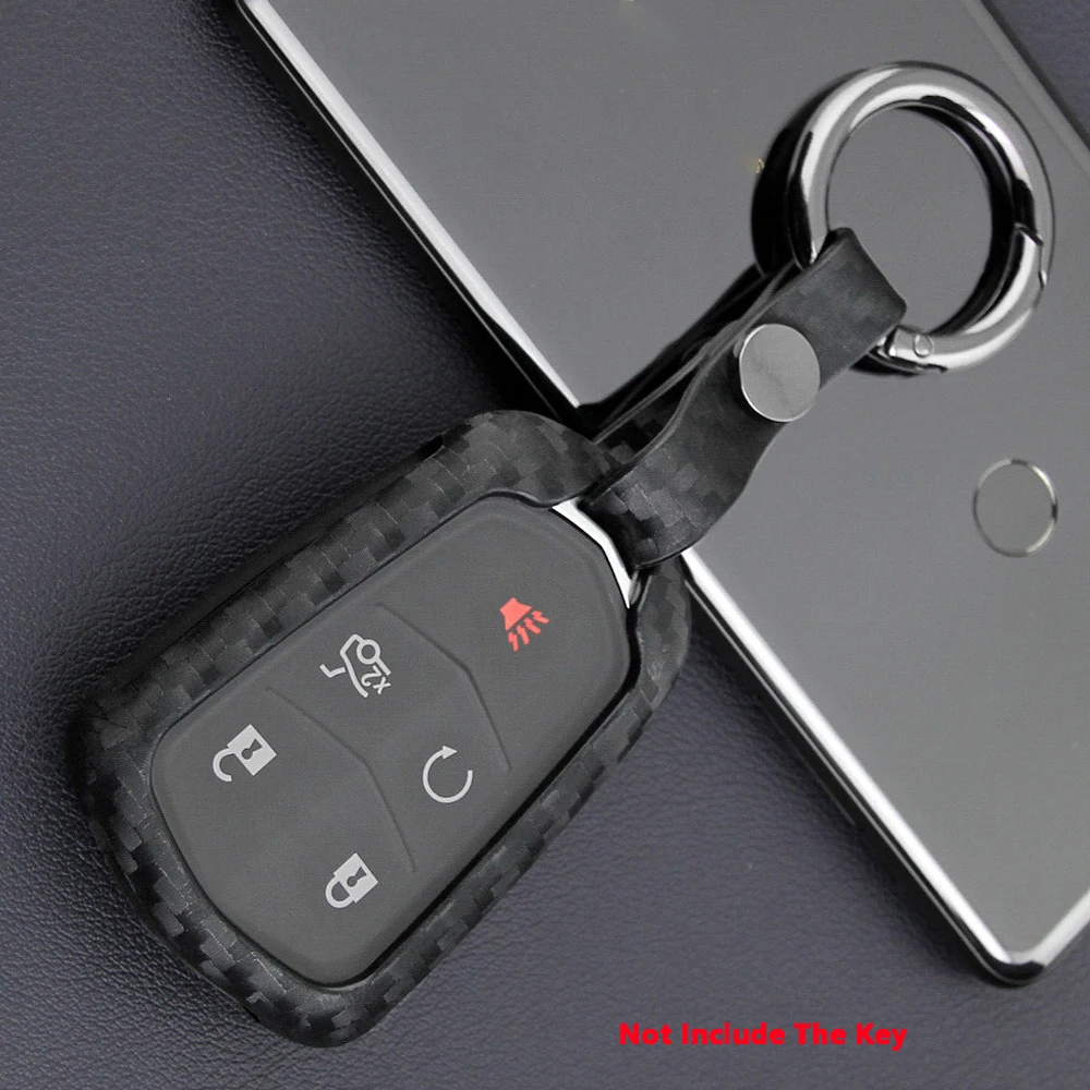 Чехол для Cadillac ATS CTS CT6 XTS XT4 силиконовый чехол из углеродного волокна