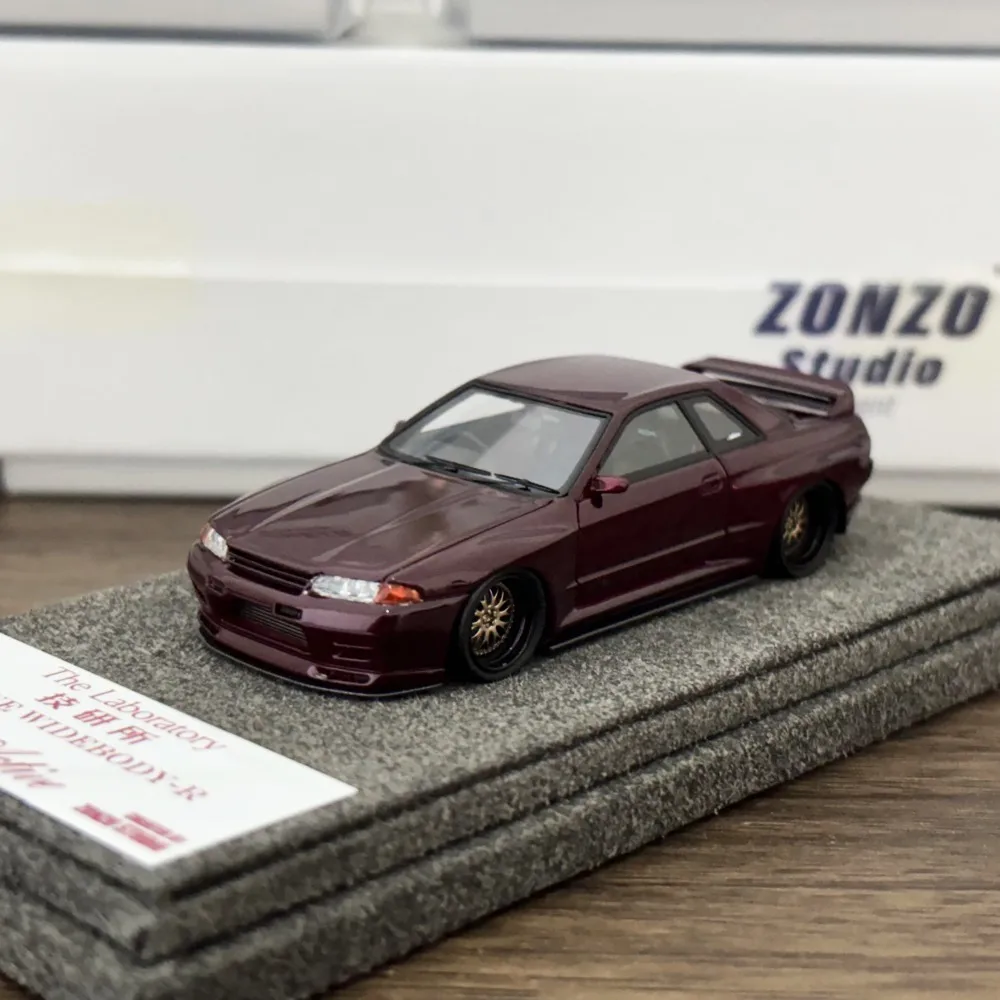 Zonzo Studio 1:64 Skyline GTR R32 Гараж Активный Широкий корпус Красный/Серый JDM Ограниченная