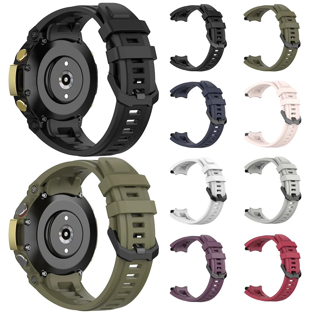 

Ремешок силиконовый сменный для смарт-часов Amazfit T-Rex 2 A2169