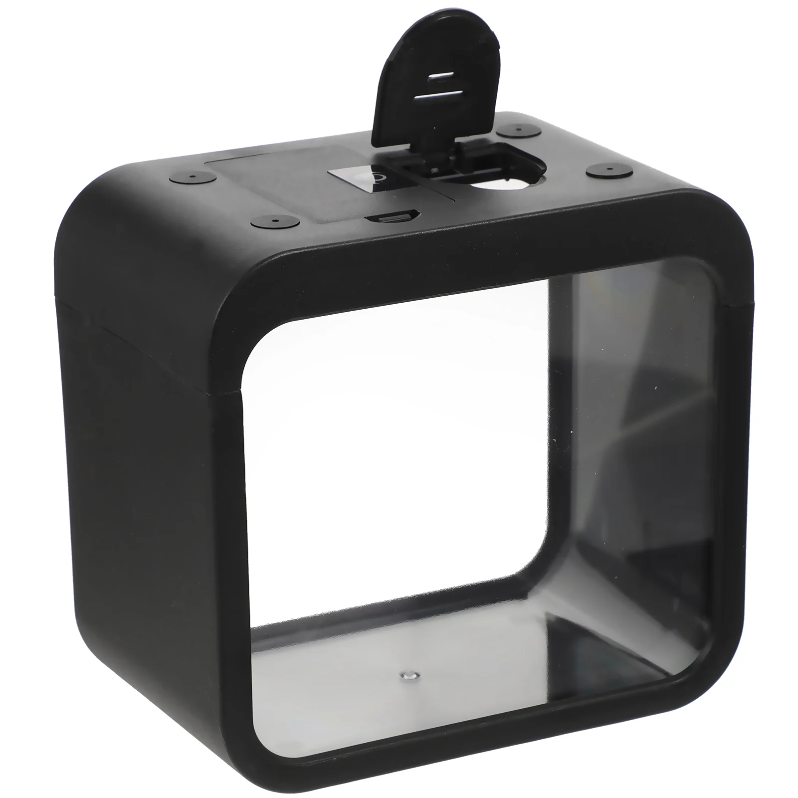 

Creative Aquarium Miniature Kits Fish Breeding Box Suite Aquarium LED Lighting Plastic Goldfish Tanks Fish Isolation Box Child