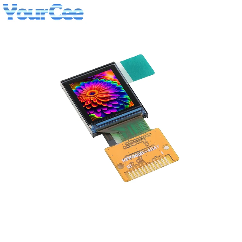 Фото TFT-дисплей HD IPS LCD, цветной экран без корпуса, драйвер ST7735, последовательный порт, 0.42 дюйма 96*54, 0.6 дюйма 128*150 №2