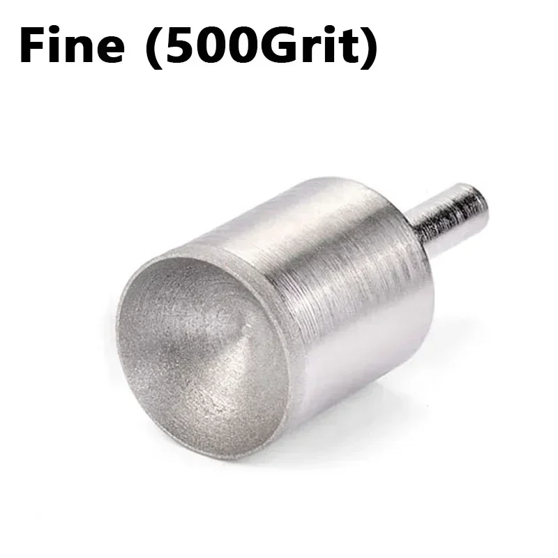 Алмазная сферическая вогнутая шлифовальная головка, нефрит, янтарь, шариковая круглая бусина, полировальные шлифовальные инструменты 3 мм-25 мм