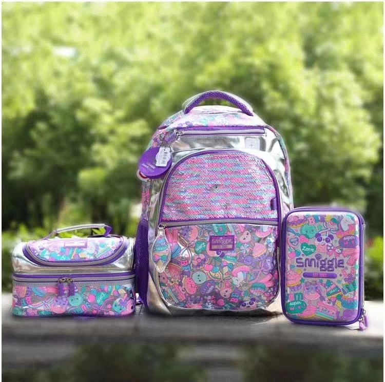 

3Pcs/set New Children's Schoolbag Brand Classic Commemorative Backpack Large Capacity Load-reducing Elementary School Backpack