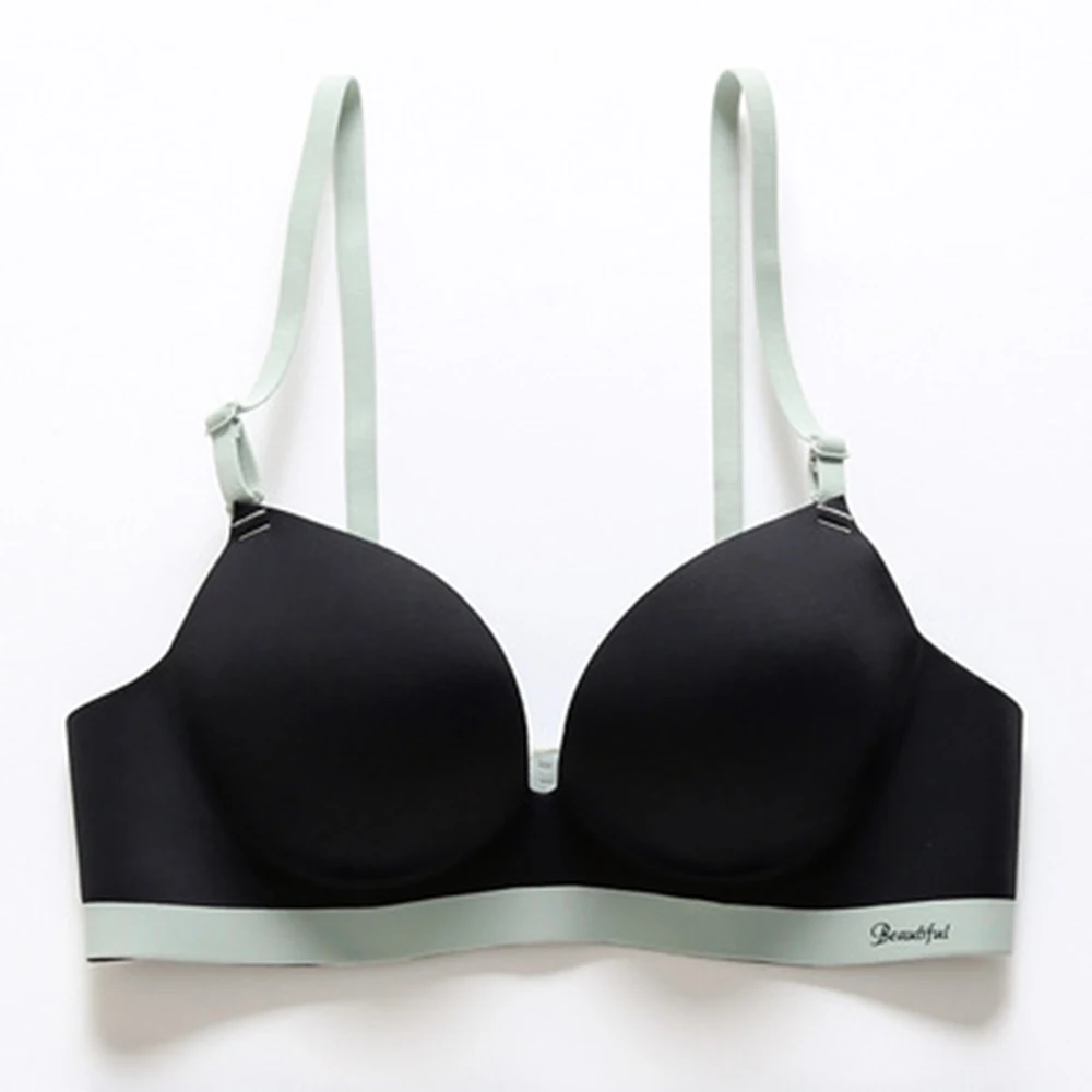 

Women Ush Up Bra Djustable Straps Brassieres Seamless Wire Free Intimate Bralette Summer Breathable Underwear Lingerie