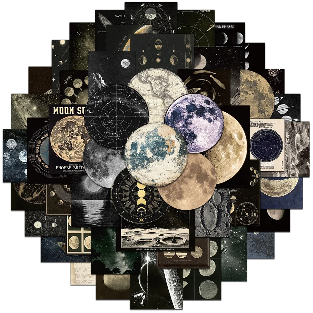 

50 шт. Наклейки «Космические Темные Миры»