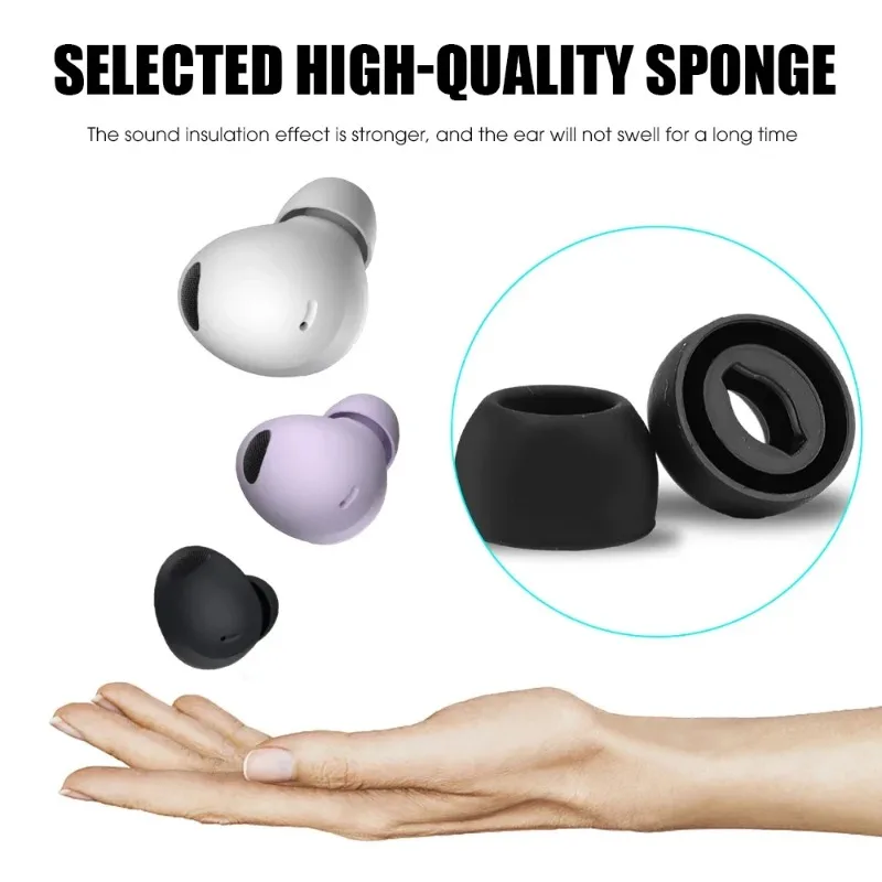 Силиконовые вкладыши для Samsung Galaxy Buds Pro Сменные вкладыши для ушей Беспроводные наушники-вкладыши с шумоподавлением S M L (art.: 3920cc014b5da) - 3920cc014b5da
