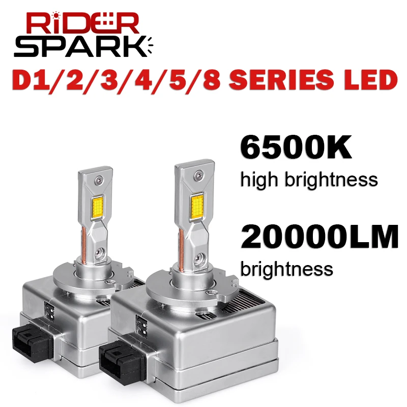 

D1S D3S LED D2S D2R D4S D4R D5 D8 LED Lights For Car Headlights 90W Canbus Turbo LED Bulbs Lamps 6500K White 20000LM Plug&Play