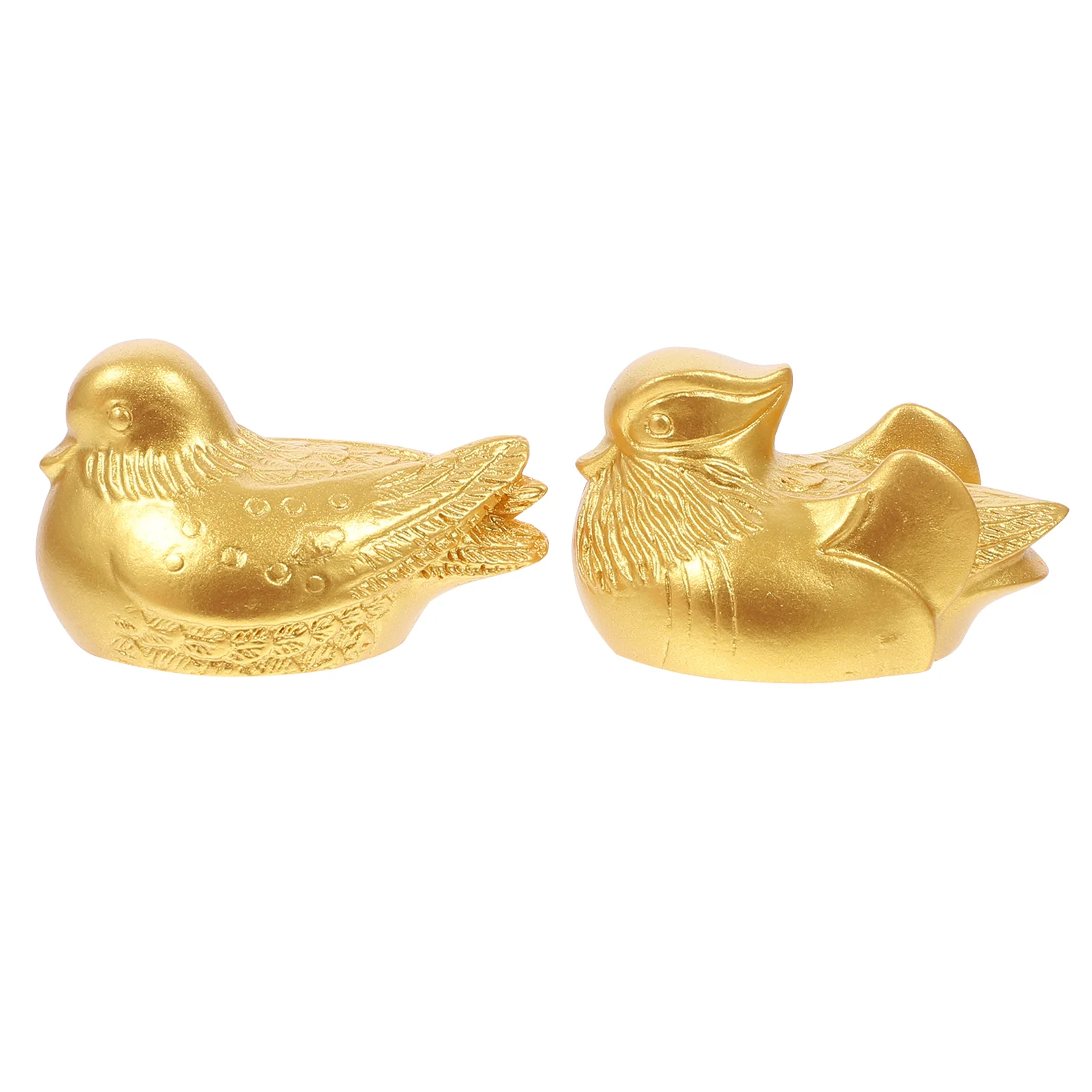 

Romantic Decorations Glasses Mandarin Duck Crafts Desktop Statue Resin Sculpture Statuette Lovers