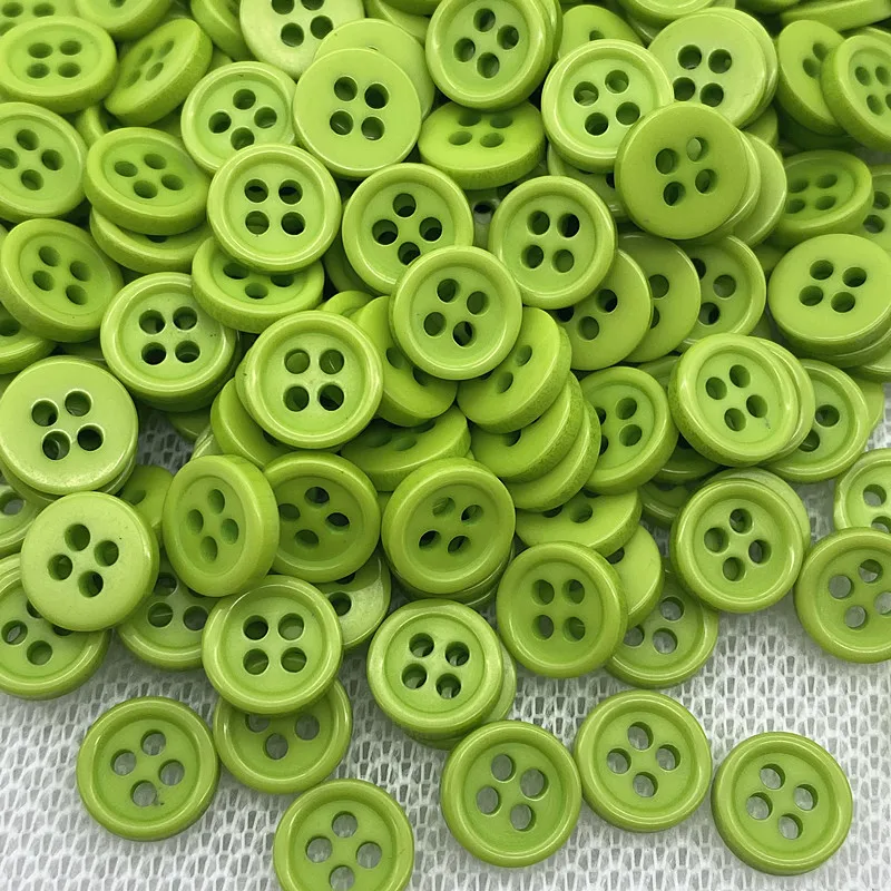 50 шт. круглые пуговицы из смолы 9 мм | Дом и сад