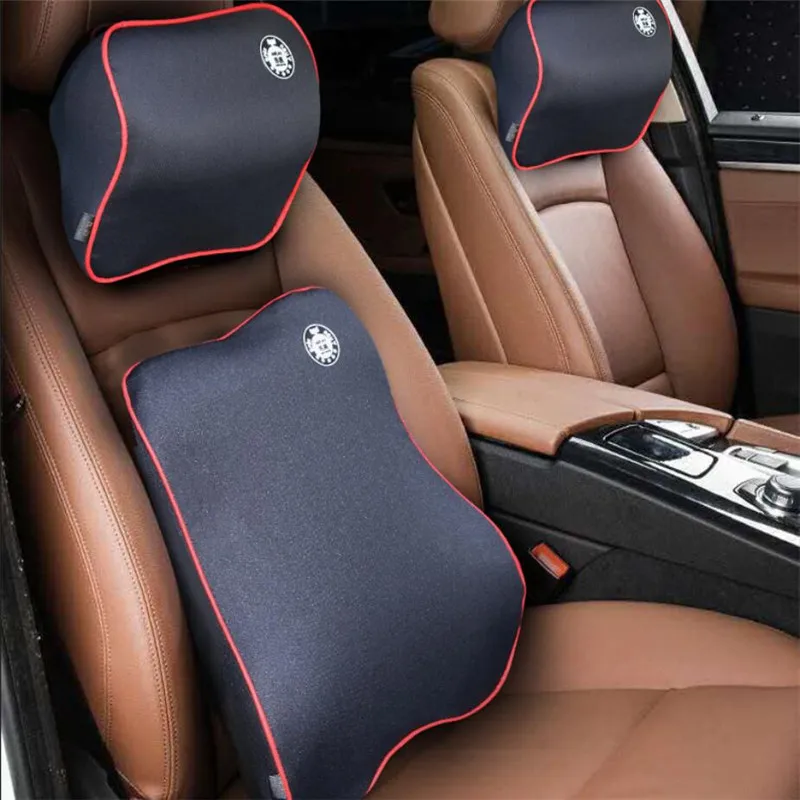 

Auto Cushion Car Pillow Lumbar Support Waist Cushion For Car Seat Support Neck Pillow Memory Foam Lower Back Pain Pillow