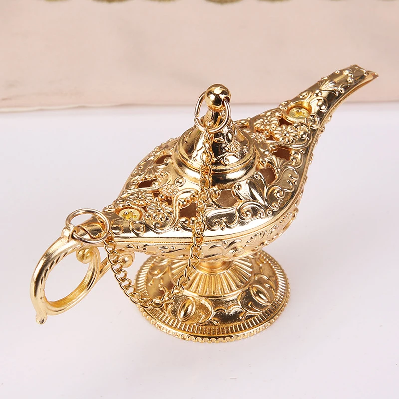 

Display Aladdin Lamp Ornament Decoration European Styles Exquisite Creative Gift Wishing Aladdin Lamps Collection Creative Gift